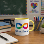 Autism Teacher Coffee Mug – Special Education Teacher Gift, Autism Awareness Mug, SPED Teacher Appreciation Gift