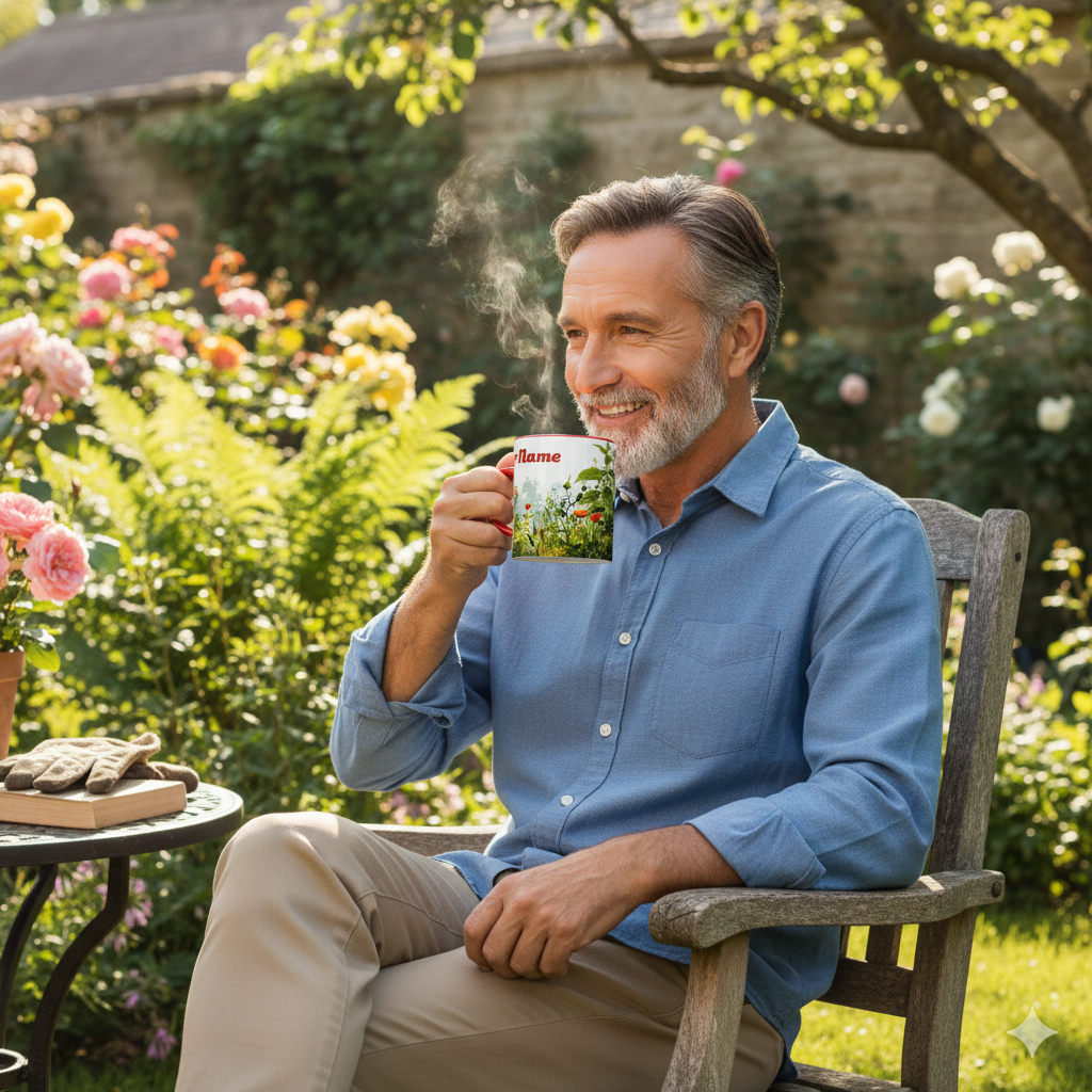 Personalized Gardener Mug – Perfect Gift for Plant Lovers, Custom Design Ceramic Coffee Cup