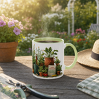 Gardeners Coffee Mug - 11oz Ceramic Mug for Plant Lovers
