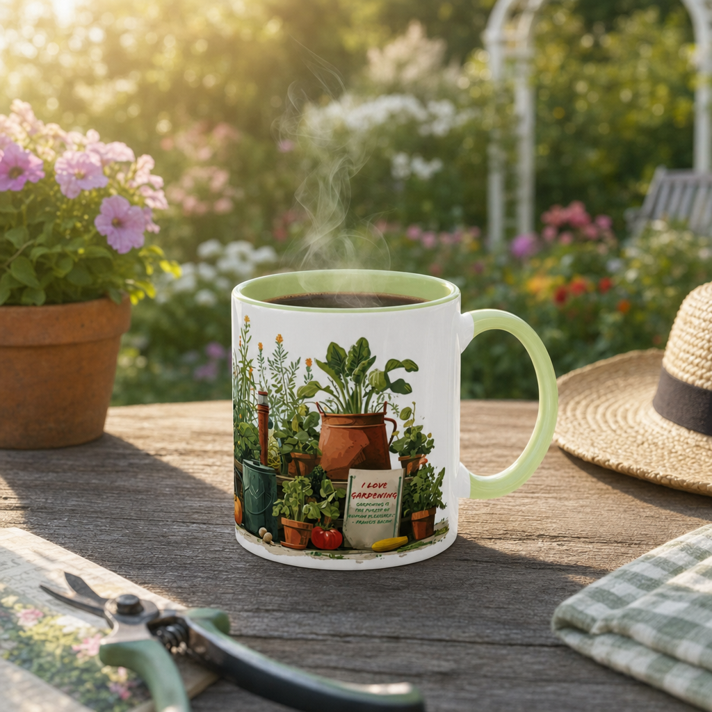 Gardeners Coffee Mug - 11oz Ceramic Mug for Plant Lovers