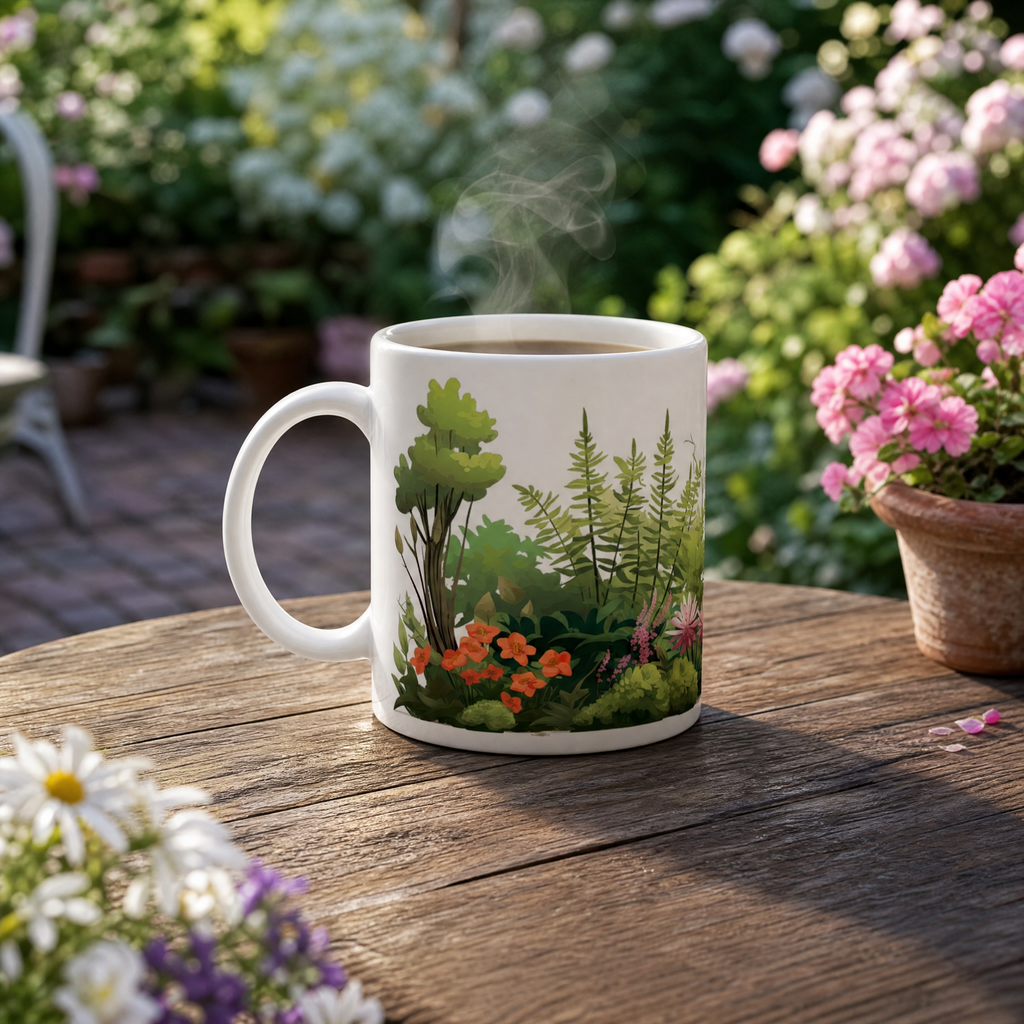 Gardeners Coffee Mug  – Perfect Gift for Plant Lovers, 11oz Ceramic Cup