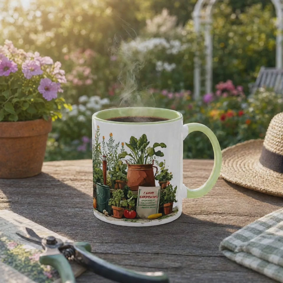 Gardeners Coffee Mug - 11oz Ceramic Mug for Plant Lovers