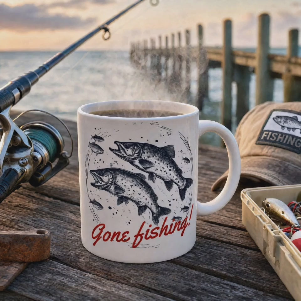 Love Fishing Coffee Mug